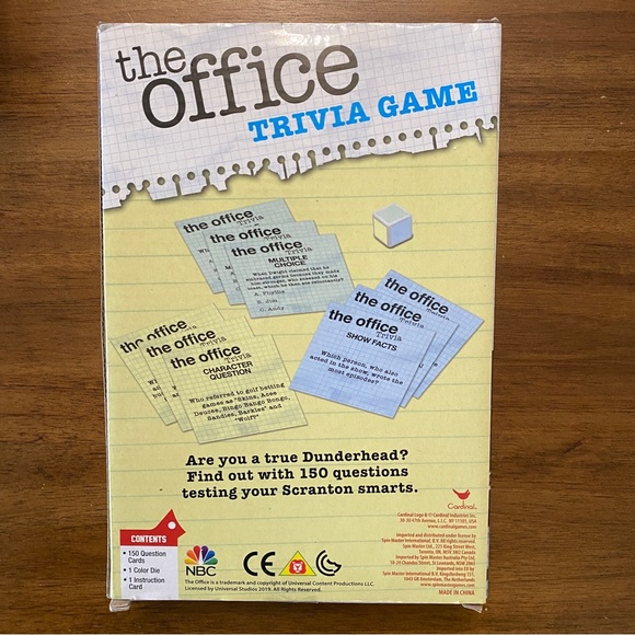 The Office Trivia Game New Unopened - Picture 2 of 6